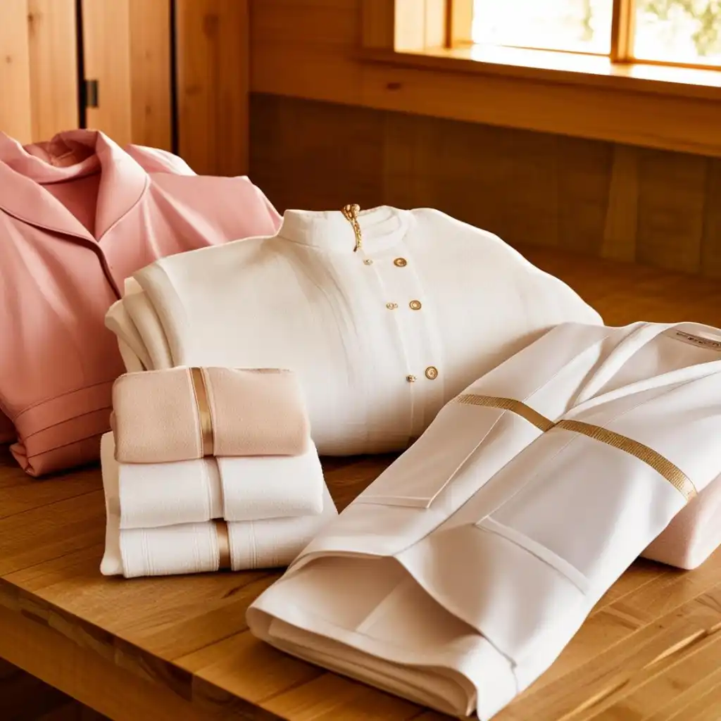 Tenues professionnels du bien-être et de l'entretien