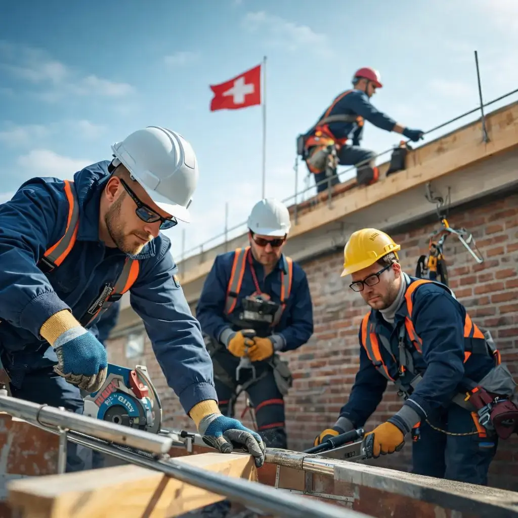 Vêtement BTP travailleur extérieur Suisse Geneve