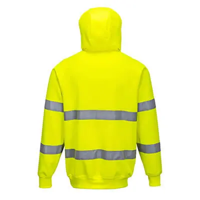 PORTB304 - Sweatshirt Haute Visibilité à capuche - Jaune(2).webp