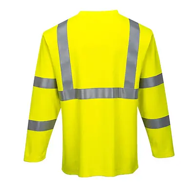 PORTFR96 - T-shirt à manches longues haute visibilité FR - Jaune(2).webp