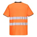 PORTPW213 - T-shirt haute visibilité PW2 MC - OrangeNoir(2).webp