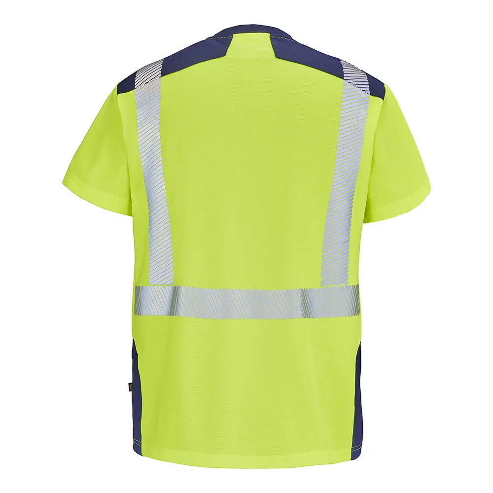 LAF9T84 - T-shirt manches courtes Fluo Safe XP - JauneMarine(2).webp