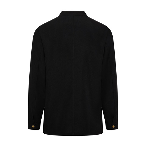 Veste homme mao noir bouton Doré – Gary's 963300