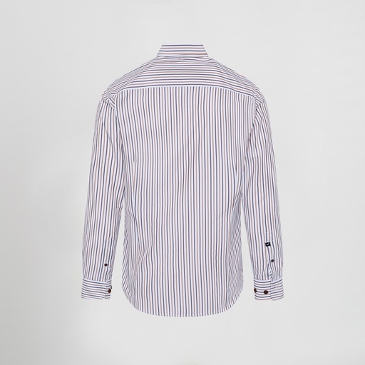 Chemise homme rayée bicolore slim fit Alessandro – Gary's 260035