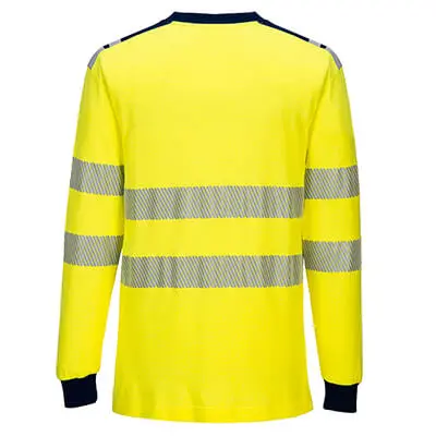 PORTFR701 - T-shirt Modaflame PW3 HV - JauneMarine(2).webp