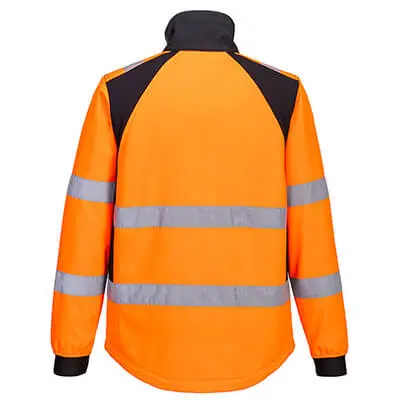PORTCD875 - Veste Softshell Haute Visibilité Eco WX2 - OrangeNoir(2).webp