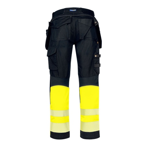 Pantalon de travail avec poches flottantes haute visibilité EN ISO 20471 classe 1 – ProJob 646525