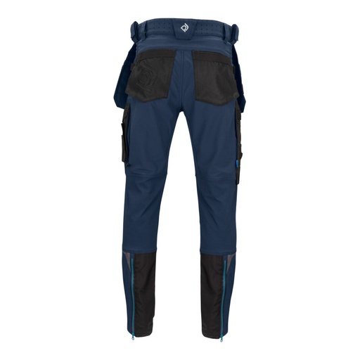 Pantalon de travail stretch slim fit avec renforts genoux kevlar et poches flottantes – ProJob 645550