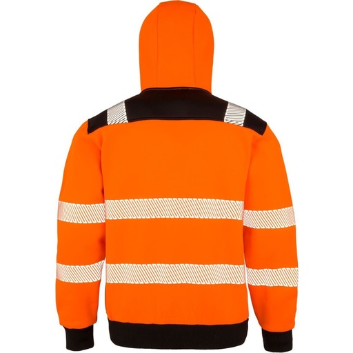 Veste sweat haute visibilité à capuche 290 g – Result R 503X