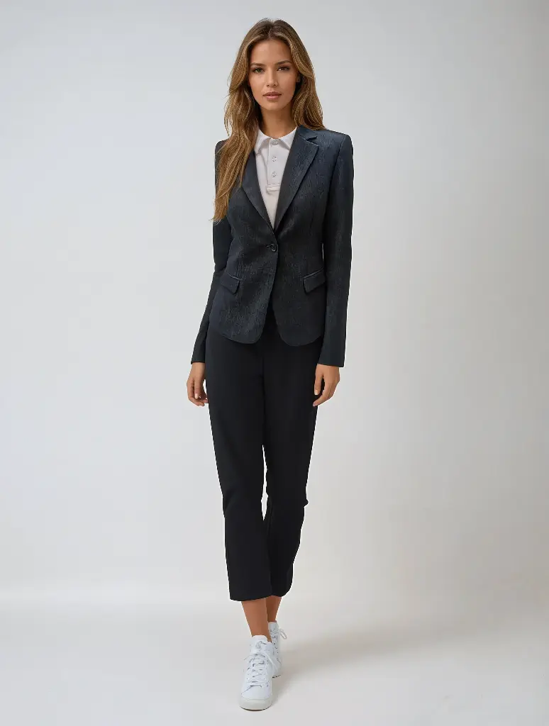 Blazer gris femme Michelle.webp