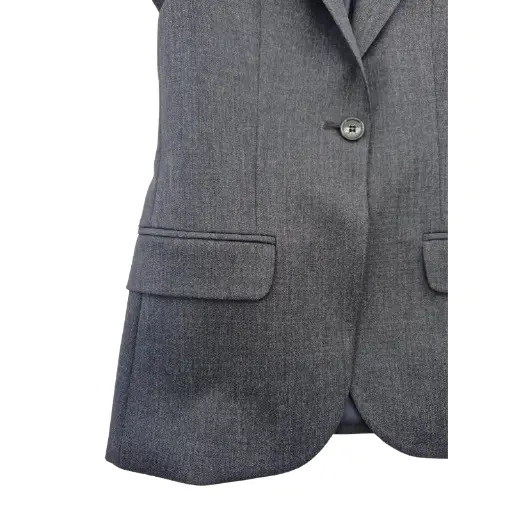 Blazer femme gris anthracite 