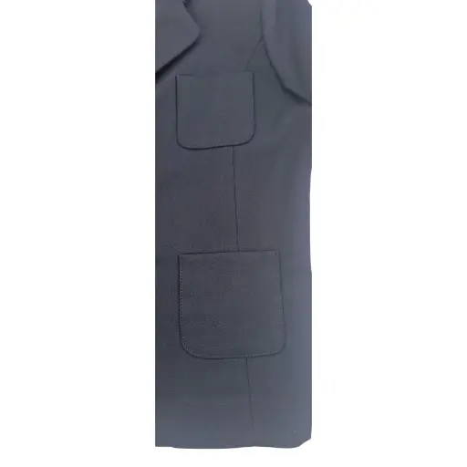 Blazer Twiggy Drap de laine bleu marine 