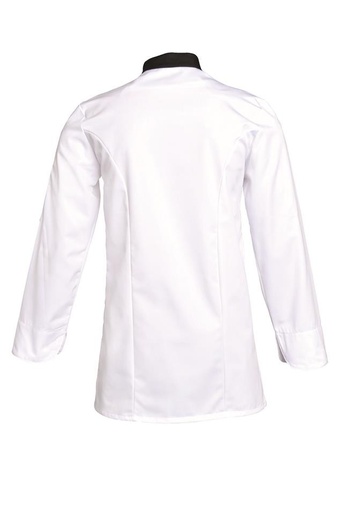 Veste de cuisine mixte manches longues à pressions Alex coton/polyester – SNV ALEXMLP0
