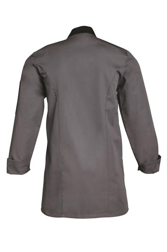 Veste de cuisine homme manches longues à pressions Florent polycoton – SNV FLORENML