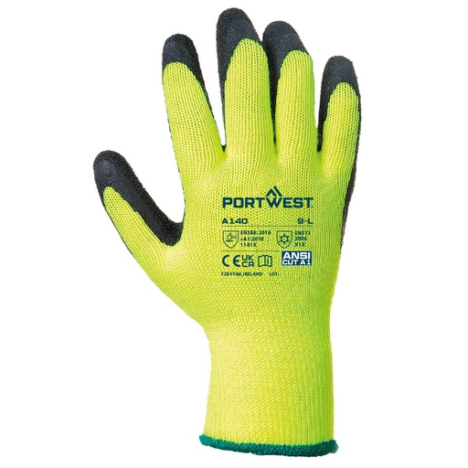 Gant thermique enduit latex – lot de 12 paires – Portwest A140