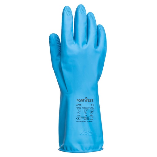 Gant chimique alimentaire latex – lot de 12 paires – Portwest AP76