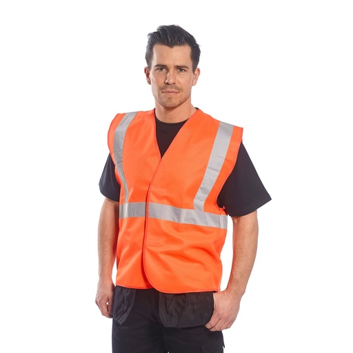 Gilet haute visibilité bandes et bretelles – Portwest C472