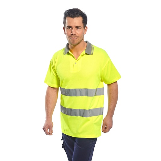 Polo haute visibilité coton Comfort manches courtes – Portwest S171