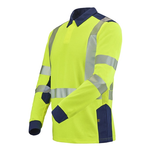 Polo manches longues haute visibilité Fluo Safe XP – Cepovett Safety 9T87
