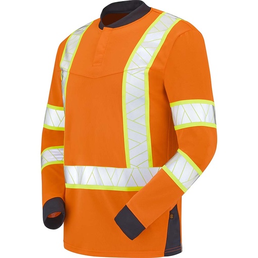 Polo manches longues haute visibilité Boréas – Cepovett Safety 9T035PI