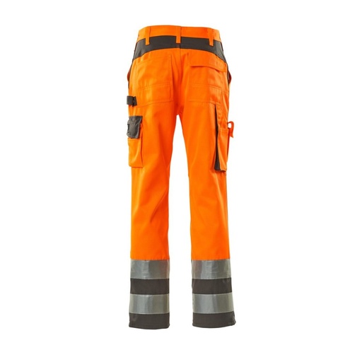 Pantalon haute visibilité à poches genouillères Olinda orange – Mascot 07179-860