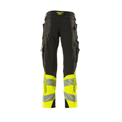 Pantalon haute visibilité classe 1 stretch à poches genouillères Accelerate Safe – Mascot 19179-511