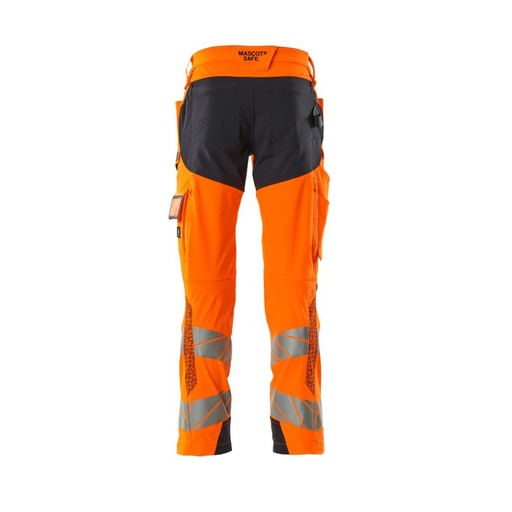 Pantalon haute visibilité stretch recyclé à poches genouillères Accelerate Safe – Mascot 19279-510
