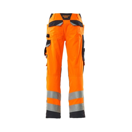 Pantalon haute visibilité bicolore à poches genouillères Safe Supreme – Mascot 20879-236