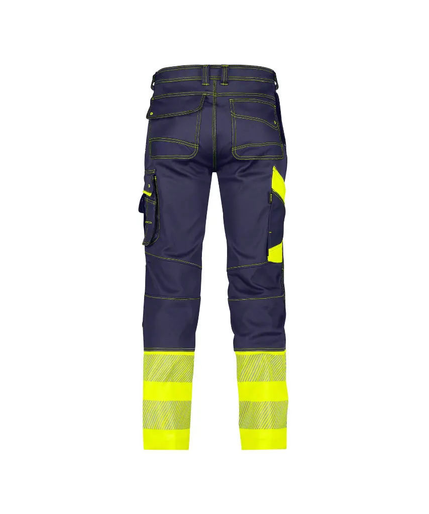 dassy-princeton-stretch-high-visibility-work-trousers-navy-fluo-yellow-back.webp