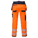 PORTT501 - Pantalon HV PW3 poches flottantes - Orange et Marine(2).webp