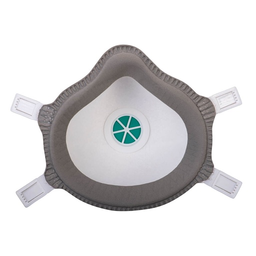 ERGONET FFP3 Masque respiratoire à valve en dolomite (Pk5) - P371
