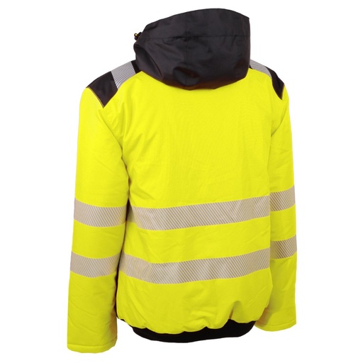 Blouson aviateur haute visibilité imperméable jaune – Singer BERGUE