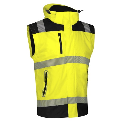 Blouson haute visibilité ripstop 2 en 1 jaune – Singer VUELTA