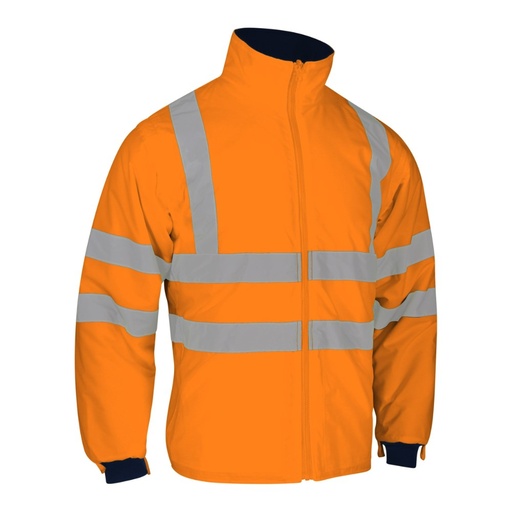 Parka haute visibilité 5 en 1 orange/marine – Singer PACO