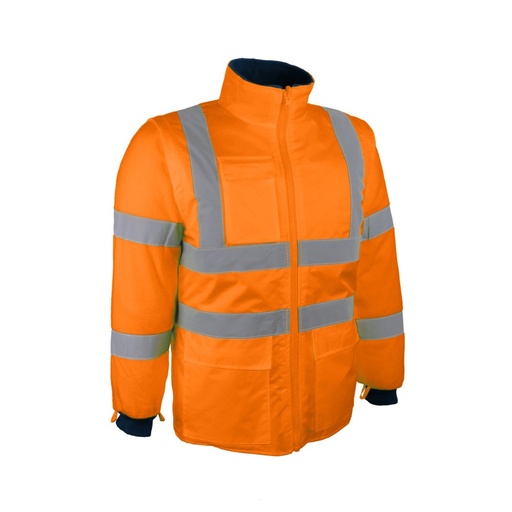 Parka haute visibilité 5 en 1 avec veste polaire orange – Singer PIAMO
