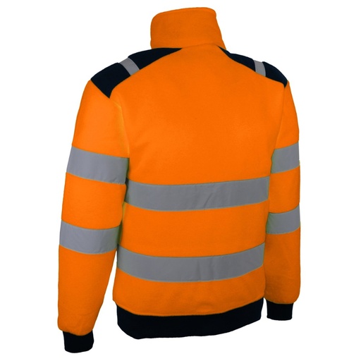 Veste polaire haute visibilité orange/marine – Singer POLGO