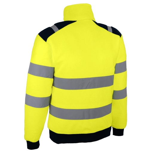 Veste polaire haute visibilité jaune/marine – Singer POLGA
