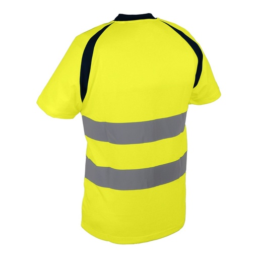 T-shirt haute visibilité bird-eye jaune – Singer SUZE