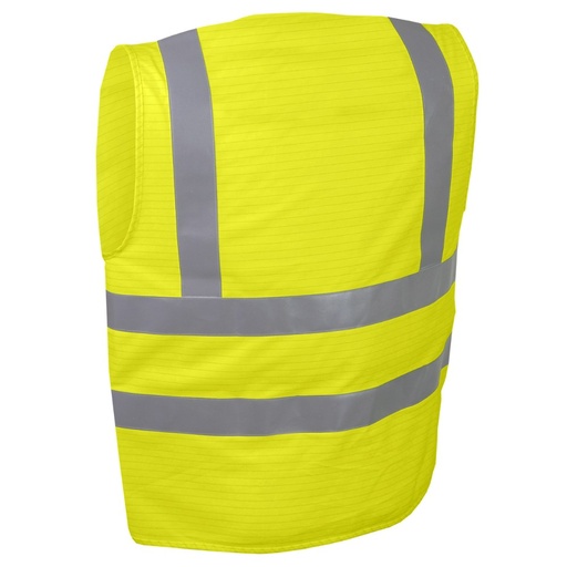 Gilet haute visibilité multirisque antistatique jaune – Singer GILMRJ