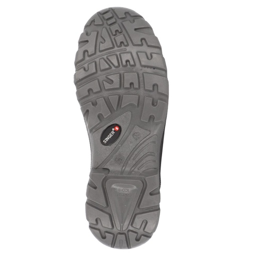Chaussure de sécurité haute S3L cuir noir – Singer LAURO
