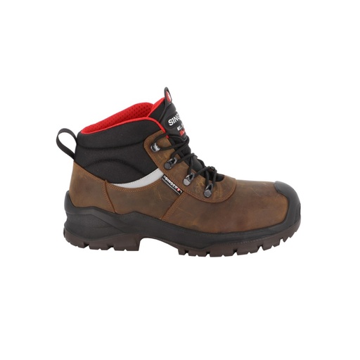 Chaussure de sécurité haute S3 SRC nubuck marron – Singer NYX