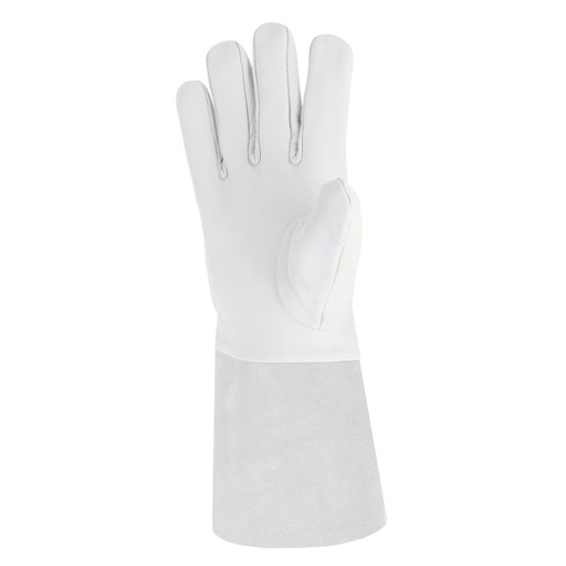 Gant tout fleur d'agneau, manchette croûte bovin de 14 cm (lot de 10 paires) – Singer AGN106