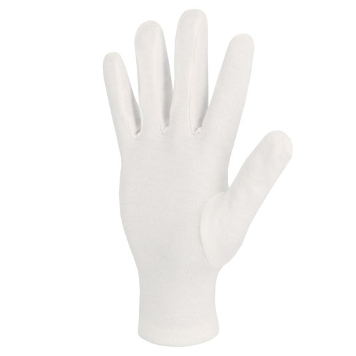 Gant coton interlock blanchi, ourlet (lot de 10 paires) – Singer JB10009