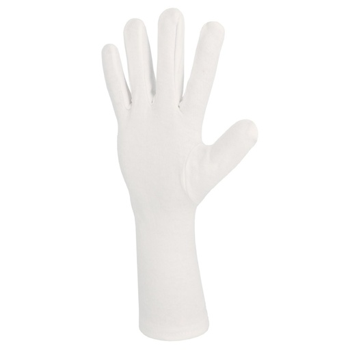 Gant coton Interlock blanchi avec ourlet (lot de 10 paires) – Singer JB13512
