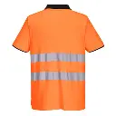 PORTPW212 - Polo haute visibilité PW2 MC - OrangeNoir(2).webp