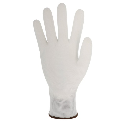 Gant PU, support polyester sans couture blanc (lot de 10 paires) – Singer NYM713PU