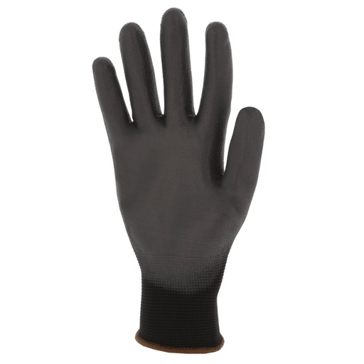 Gant PU, support polyester sans couture noir (lot de 10 paires) – Singer NYM713PUB