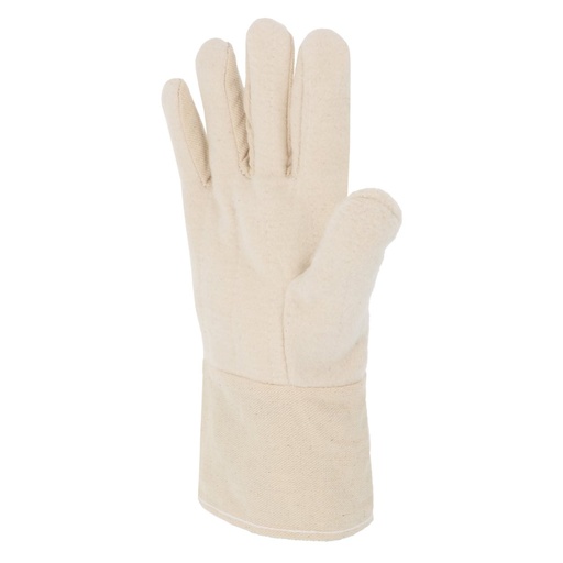 Gant coton tissé, paume double épaisseur naturel (lot de 10 paires) – Singer PRP75408