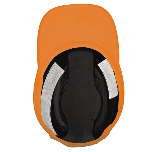 Casquette anti-heurt, coque ABS orange vif – Singer HG913OHV