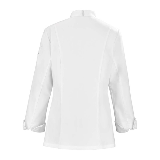 Veste de cuisine femme manches longues Platine